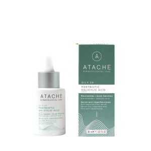 Atache / OILY SK Postbiotic Salicylic Acid Serum - Сыворотка с салициловой кислотой и постбиотиками 30 мл