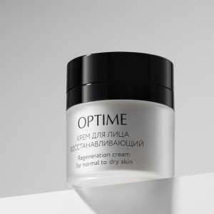 OPTIME / BASE Regeneration Cream for Oily Skin - Крем для лица восстанавливающий для нормальной/жирной кожи 50 мл