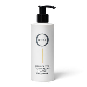 OPTIME / BODY Body Cream with Ceramides and Tangerine Butter - Крем для тела с церамидами и маслом мандарина 250 мл